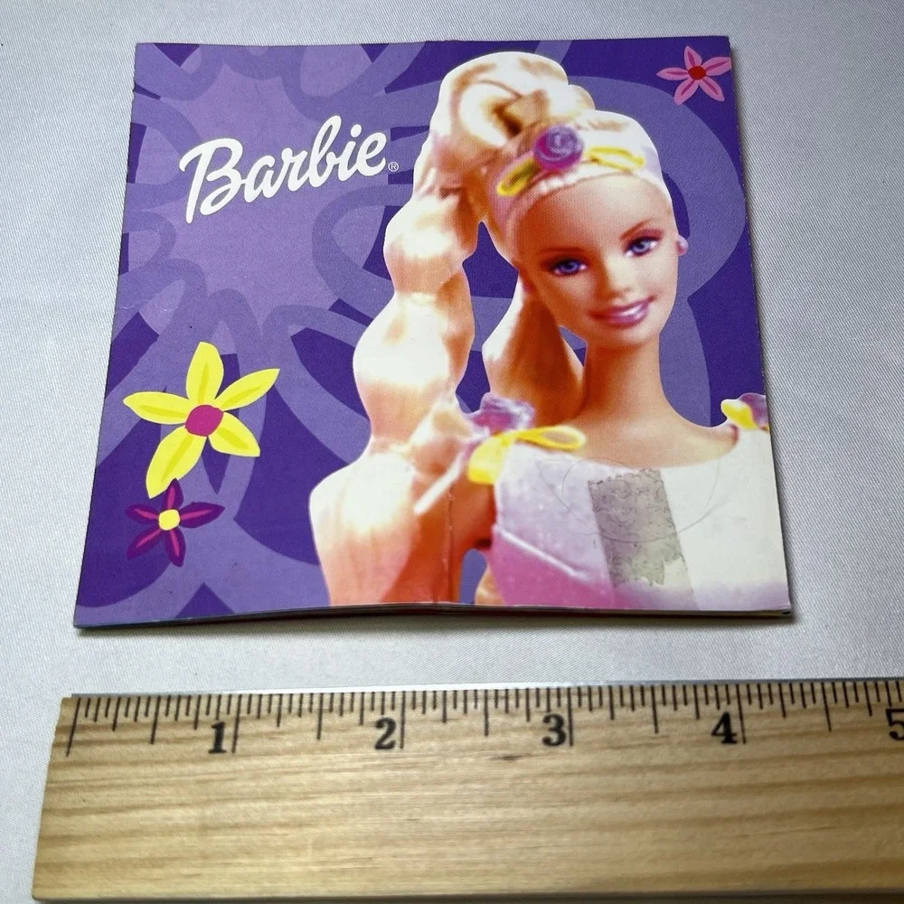 Barbie Doll Vintage 1990s Mattel Fold Out Brochure Pamphlet Insert Flyer Catalog